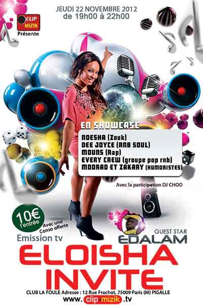 Eloisha invité 22 Novmbre 2012